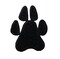 Black Paw Print, Pets, Animals, Dog Print, Embroidered, Iron on Patch